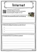 Vorschau - Unterrichtsreihen - Internet Lückentext mit Wortspeicher Hörverstehen und Suchsel - Seite 3