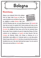 Vorschau - Unterrichtsreihen - Bologna Lückentext mit Wortspeicher Hörverstehen und Suchsel - Seite 2