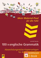 Vorschau - Arbeitsblätter - 100 x englische Grammatik: Abwechslungsreiche Kopiervorlagen für die Sekundarstufe - Deckblatt