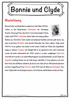 Vorschau - Unterrichtsreihen - Bonnie und Clyde Lückentext mit Wortspeicher Hörverstehen und Suchsel - Seite 2