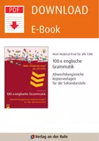 Vorschau - Arbeitsblätter - 100 x englische Grammatik: Abwechslungsreiche Kopiervorlagen für die Sekundarstufe - Seite 1