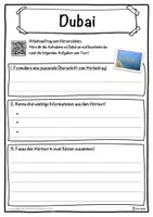 Vorschau - Unterrichtsreihen - Dubai Lückentext mit Wortspeicher Hörverstehen und Suchsel - Seite 3