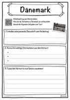 Vorschau - Unterrichtsreihen - Dänemark Lückentext mit Wortspeicher Hörverstehen und Suchsel - Seite 3