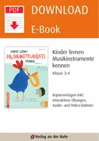 Vorschau - Arbeitsblätter - Kinder lernen Musikinstrumente kennen – Klasse 3/4: Kopiervorlagen inkl. interaktiver Übungen, Audio- und Video-Dateien - Seite 1