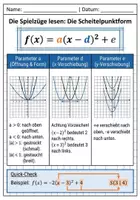 Vorschau - Arbeitsblätter - Quadratische Funktionen Klasse 9 PLUS Lernposter - Seite 2