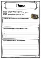 Vorschau - Unterrichtsreihen - Düne Lückentext mit Wortspeicher Hörverstehen und Suchsel - Seite 3