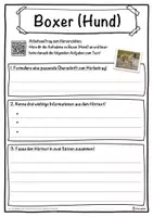 Vorschau - Unterrichtsreihen - Boxer (Hund) Lückentext mit Wortspeicher Hörverstehen und Suchsel - Seite 3
