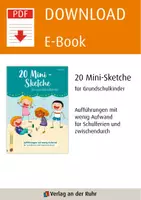 Vorschau - Lehrpläne/Lehrermaterial - 20 Mini-Sketche für Grundschulkinder: Aufführungen mit wenig Aufwand für Schulfeiern und zwischendurch Klasse 1-4 - Seite 1