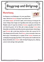 Vorschau - Unterrichtsreihen - Boygroup und Girlgroup Lückentext mit Wortspeicher Hörverstehen und Suchsel - Seite 2