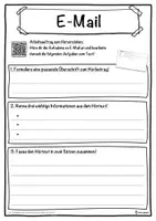 Vorschau - Unterrichtsreihen - E-Mail Lückentext mit Wortspeicher Hörverstehen und Suchsel - Seite 3