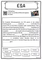 Vorschau - Unterrichtsreihen - ESA Lückentext mit Wortspeicher Hörverstehen und Suchsel - Seite 1