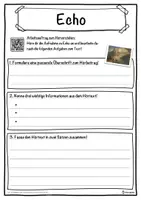 Vorschau - Unterrichtsreihen - Echo Lückentext mit Wortspeicher Hörverstehen und Suchsel - Seite 3