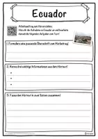 Vorschau - Unterrichtsreihen - Ecuador Lückentext mit Wortspeicher Hörverstehen und Suchsel - Seite 3