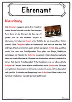 Vorschau - Unterrichtsreihen - Ehrenamt Lückentext mit Wortspeicher Hörverstehen und Suchsel - Seite 2