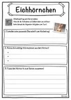 Vorschau - Unterrichtsreihen - Eichhörnchen Lückentext mit Wortspeicher Hörverstehen und Suchsel - Seite 3