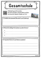 Vorschau - Unterrichtsreihen - Gesamtschule Lückentext mit Wortspeicher Hörverstehen und Suchsel - Seite 3