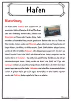 Vorschau - Unterrichtsreihen - Hafen Lückentext mit Wortspeicher Hörverstehen und Suchsel - Seite 2