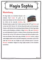 Vorschau - Unterrichtsreihen - Hagia Sophia Lückentext mit Wortspeicher Hörverstehen und Suchsel - Seite 2