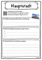 Vorschau - Unterrichtsreihen - Hauptstadt Lückentext mit Wortspeicher Hörverstehen und Suchsel - Seite 3