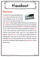 Vorschau - Unterrichtsreihen - Hausboot Lückentext mit Wortspeicher Hörverstehen und Suchsel - Seite 2