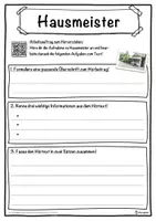 Vorschau - Unterrichtsreihen - Hausmeister Lückentext mit Wortspeicher Hörverstehen und Suchsel - Seite 3
