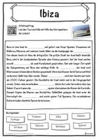 Vorschau - Unterrichtsreihen - Ibiza Lückentext mit Wortspeicher Hörverstehen und Suchsel - Seite 1