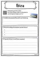 Vorschau - Unterrichtsreihen - Ibiza Lückentext mit Wortspeicher Hörverstehen und Suchsel - Seite 3