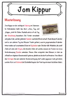 Vorschau - Unterrichtsreihen - Jom Kippur Lückentext mit Wortspeicher Hörverstehen und Suchsel - Seite 2