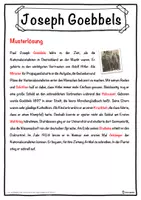 Vorschau - Unterrichtsreihen - Joseph Goebbels Lückentext mit Wortspeicher Hörverstehen und Suchsel - Seite 2