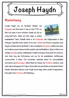 Vorschau - Unterrichtsreihen - Joseph Haydn Lückentext mit Wortspeicher Hörverstehen und Suchsel - Seite 2