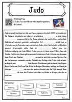 Vorschau - Unterrichtsreihen - Judo Lückentext mit Wortspeicher Hörverstehen und Suchsel - Seite 1