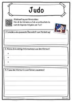 Vorschau - Unterrichtsreihen - Judo Lückentext mit Wortspeicher Hörverstehen und Suchsel - Seite 3
