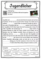 Vorschau - Unterrichtsreihen - Jugendlicher Lückentext mit Wortspeicher Hörverstehen und Suchsel - Seite 1