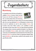 Vorschau - Unterrichtsreihen - Jugendschutz Lückentext mit Wortspeicher Hörverstehen und Suchsel - Seite 2