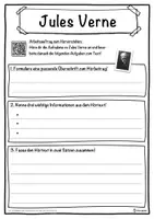 Vorschau - Unterrichtsreihen - Jules Verne Lückentext mit Wortspeicher Hörverstehen und Suchsel - Seite 3