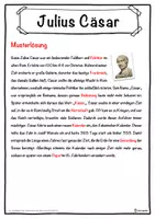 Vorschau - Unterrichtsreihen - Julius Cäsar Lückentext mit Wortspeicher Hörverstehen und Suchsel - Seite 2