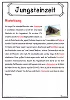 Vorschau - Unterrichtsreihen - Jungsteinzeit Lückentext mit Wortspeicher Hörverstehen und Suchsel - Seite 2