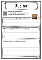 Vorschau - Unterrichtsreihen - Jupiter Lückentext mit Wortspeicher Hörverstehen und Suchsel - Seite 3