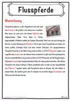Vorschau - Unterrichtsreihen - Flusspferde Lückentext mit Wortspeicher Hörverstehen und Suchsel - Seite 2