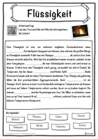 Vorschau - Unterrichtsreihen - Flüssigkeit Lückentext mit Wortspeicher Hörverstehen und Suchsel - Seite 1