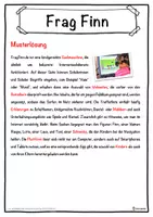 Vorschau - Unterrichtsreihen - Frag Finn Lückentext mit Wortspeicher Hörverstehen und Suchsel - Seite 2