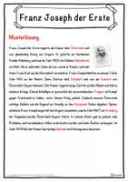 Vorschau - Unterrichtsreihen - Franz Joseph der Erste Lückentext mit Wortspeicher Hörverstehen und Suchsel - Seite 2