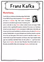 Vorschau - Unterrichtsreihen - Franz Kafka Lückentext mit Wortspeicher Hörverstehen und Suchsel - Seite 2