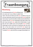Vorschau - Unterrichtsreihen - Frauenbewegung Lückentext mit Wortspeicher Hörverstehen und Suchsel - Seite 2