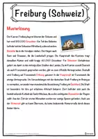 Vorschau - Unterrichtsreihen - Freiburg (Schweiz) Lückentext mit Wortspeicher Hörverstehen und Suchsel - Seite 2