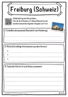 Vorschau - Unterrichtsreihen - Freiburg (Schweiz) Lückentext mit Wortspeicher Hörverstehen und Suchsel - Seite 3