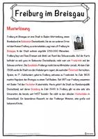 Vorschau - Unterrichtsreihen - Freiburg im Breisgau Lückentext mit Wortspeicher Hörverstehen und Suchsel - Seite 2