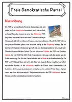 Vorschau - Unterrichtsreihen - Freie Demokratische Partei Lückentext mit Wortspeicher Hörverstehen und Suchsel - Seite 2