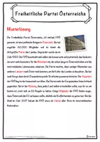 Vorschau - Unterrichtsreihen - Freiheitliche Partei Österreichs Lückentext mit Wortspeicher Hörverstehen und Suchsel - Seite 2