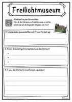 Vorschau - Unterrichtsreihen - Freilichtmuseum Lückentext mit Wortspeicher Hörverstehen und Suchsel - Seite 3